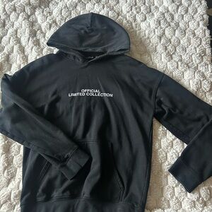 Boohoo Black Official Limited Collection Hoodie
